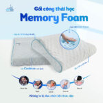 gối chống đau cổ vai gáy memory foam tonybed