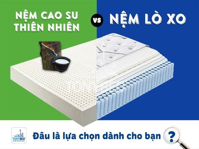 Nệm Cao Su Hay Nệm Lò Xo Tốt Hơn? Tất Tần Tật Những Gì Bạn Cần Biết 3 So sánh nệm lò xo và nệm cao su
