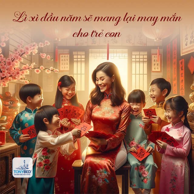 Lì xì mừng tuổi vào ngày đầu năm mới
