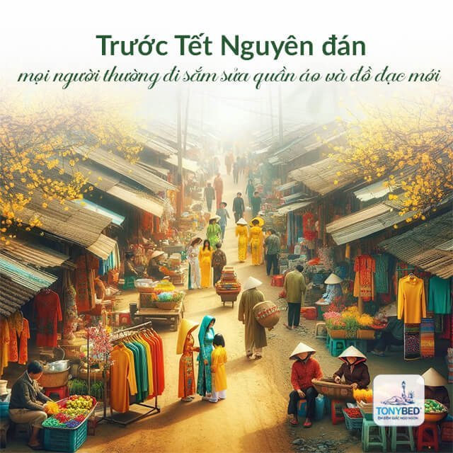 Sắm sửa đồ mới vào dịp Tết