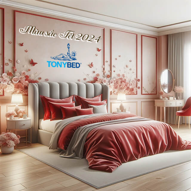 Màu sắc chăn ga gối nệm tết 2024