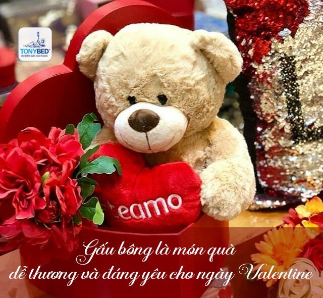 Tặng gấu bông ngày valentine