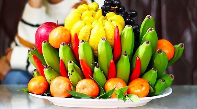 Mâm Ngũ Quả ngày Tết ở 3 miền Bắc - Trung - Nam 1 Mâm ngủ quả ở Miền Bắc