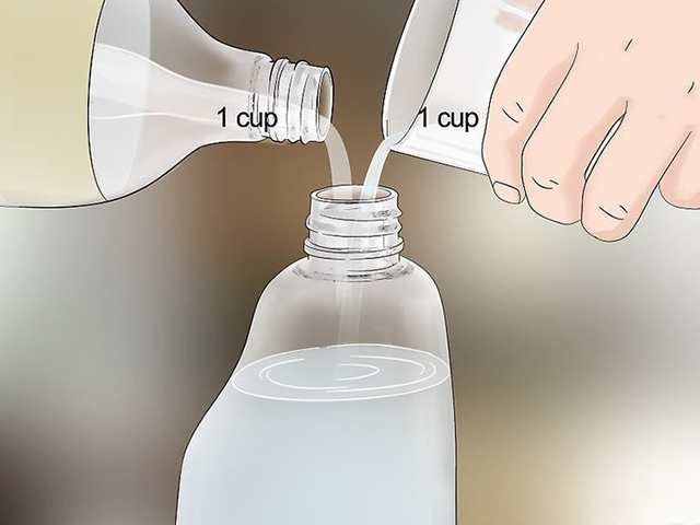 Giấm có tính kháng khuẩn tự nhiên sẽ giúp tiệt trùng và làm sạch nệm