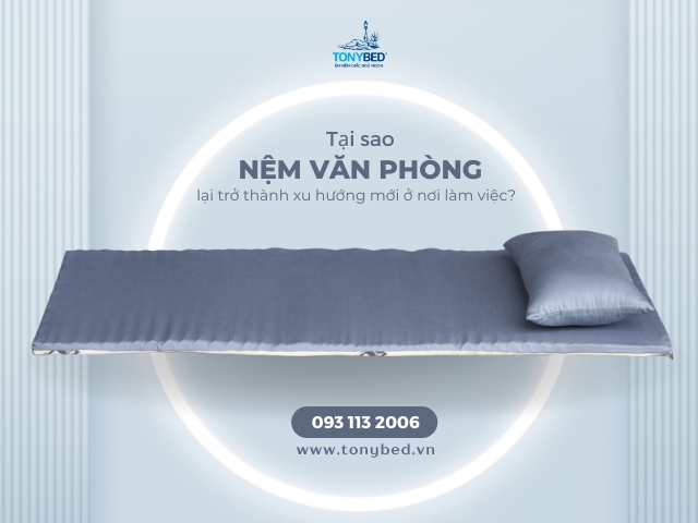 Nệm văn phòng giảm stress và có lợi cho sức khỏe