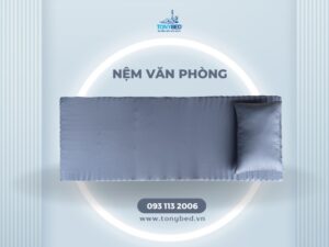 Nệm văn phòng với thiết kế gọn nhẹ và có thể gấp gọn