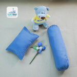 Bộ gối nằm, gối ôm trẻ - Xanh dương