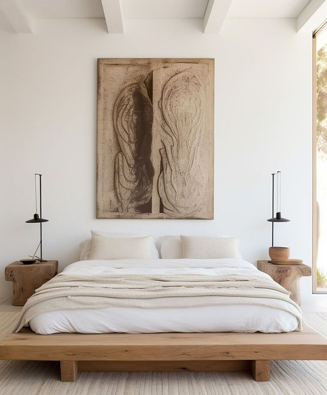 Tuyệt đối không đặt giường ngủ dưới xà ngang