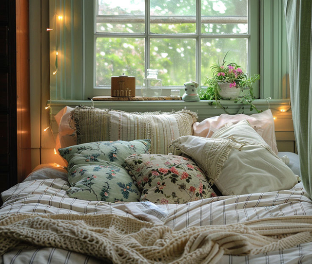 Không nên kê đầu giường ngủ sát cửa sổ