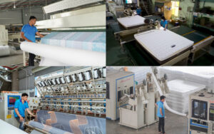 Công-nhân-Tonybed-đang-sản-xuất-trong-nhà-máy-với-trang-thiết-bị-hiện-đại,-tạo-những-tấm-nệm-tiêu-chuẩn