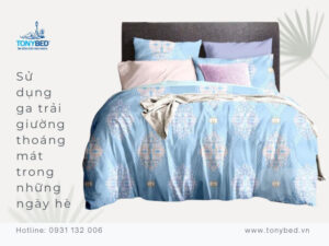 Su dung ga trai giuong thoang mat