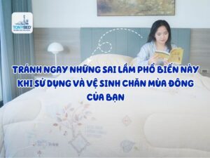 bảo quản và vệ sinh chăn mùa đông