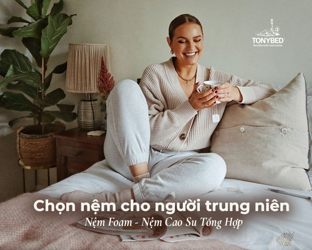 Tuyệt Chiêu Chọn Nệm Theo Độ Tuổi Người Nằm 5 Chon nem cho nguoi trung nien