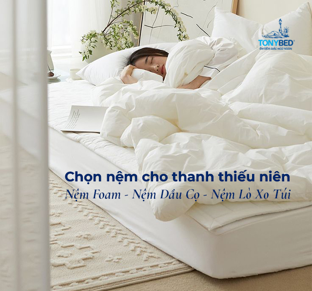 Tuyệt Chiêu Chọn Nệm Theo Độ Tuổi Người Nằm 3 Chon nem cho thanh thieu nien