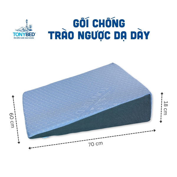 Gối chống trào ngược dạ dày 2 Goi chong trao nguoc day day nguoi lon tonybed