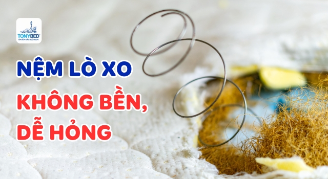 Nệm lò xo hút chân không - Tiết lộ những sự thật ít ai biết 2 nem lo xo khong ben de hong