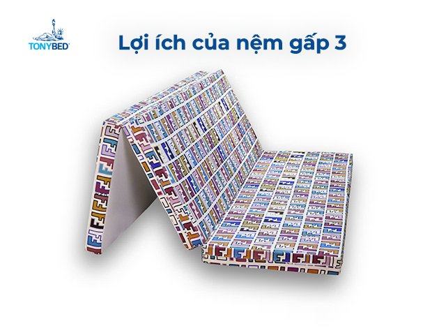 Top các dòng nệm gấp 3 chất lượng được lựa chọn phổ biến hiện nay 1 Loi ich cua nem gap 3